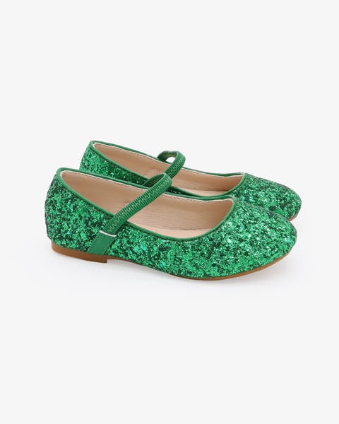 Ridley-RG Rock Glitter Mary Jane Ballet Flats (Toddler)
