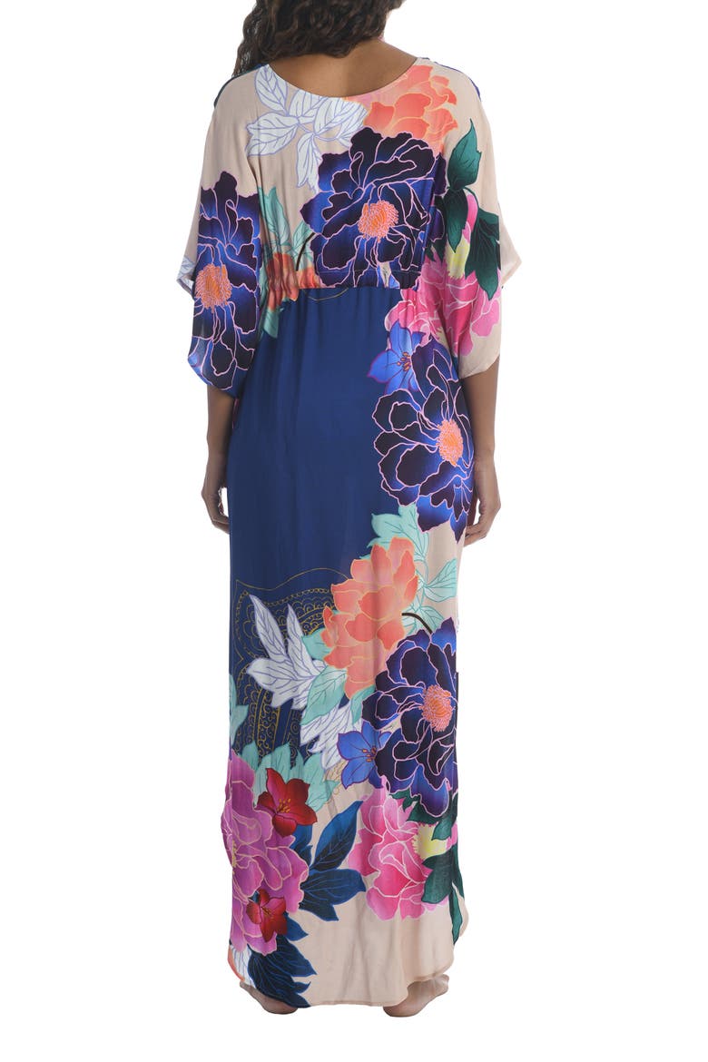 Opulent Oasis Caftan Reversible Cover-Up, Alternate, color, MULTI