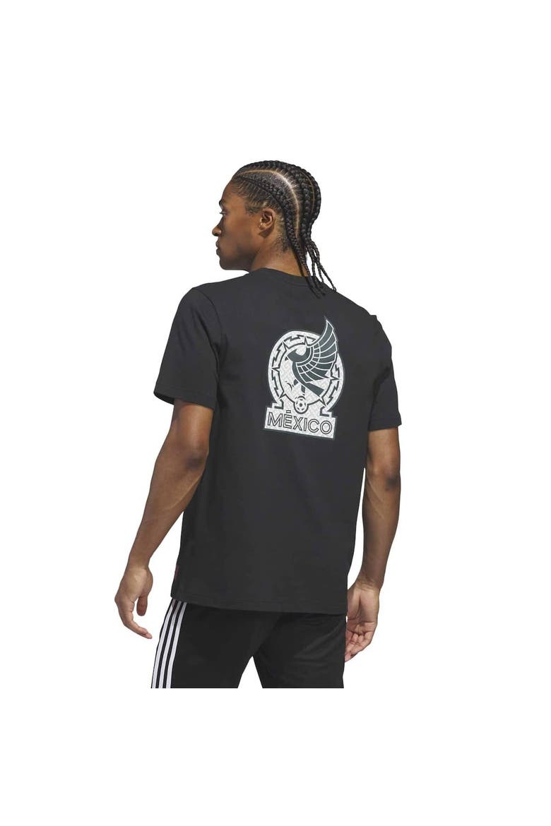 Men's adidas Black Mexico National Team 2026 Away Jersey Hook T-Shirt, Alternate, color, Black