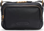 TOM FORD Large Grained Leather Messenger Bag