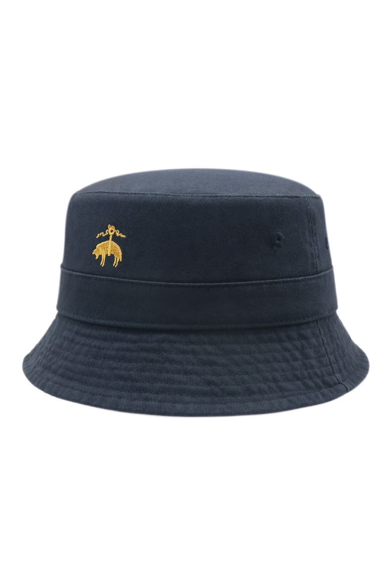 Cotton Twill Bucket Hat, Main, color, Navy