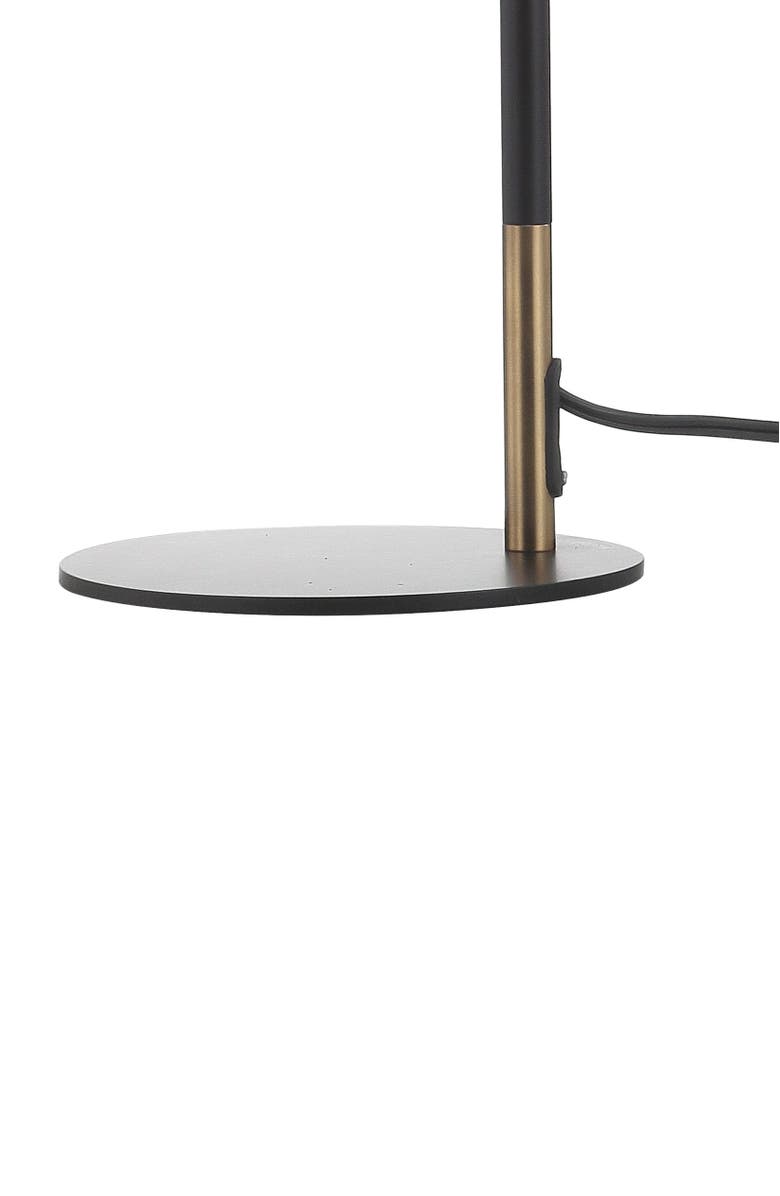 JONATHAN Y Edison 19.25" Metal LED Task Lamp, Black/Brass Gold, Alternate, color, Black/Brass Gold