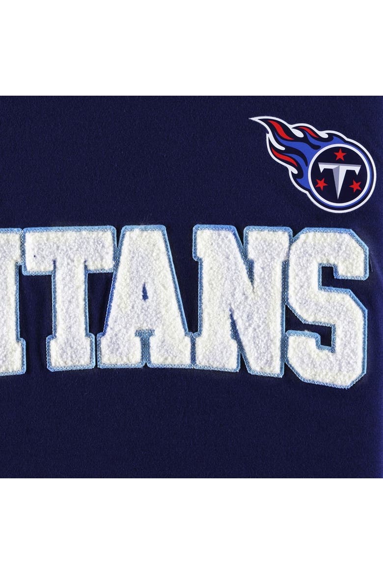 Men's Tommy Hilfiger Navy/White Tennessee Titans Alex Long Sleeve Hoodie T-Shirt, Alternate, color, Navy