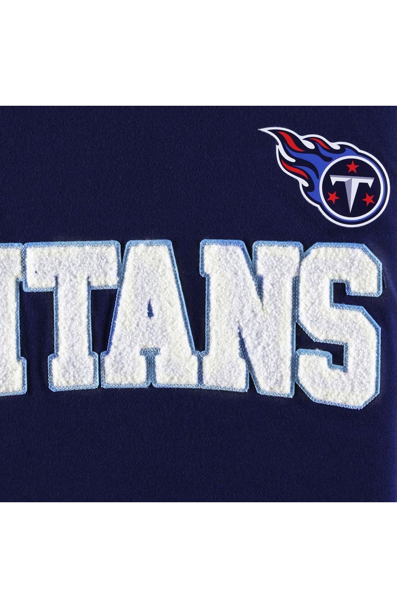 Tommy Hilfiger Men's Tommy Hilfiger Navy/White Tennessee Titans Alex Long Sleeve Hoodie T-Shirt, Alternate, color, Navy