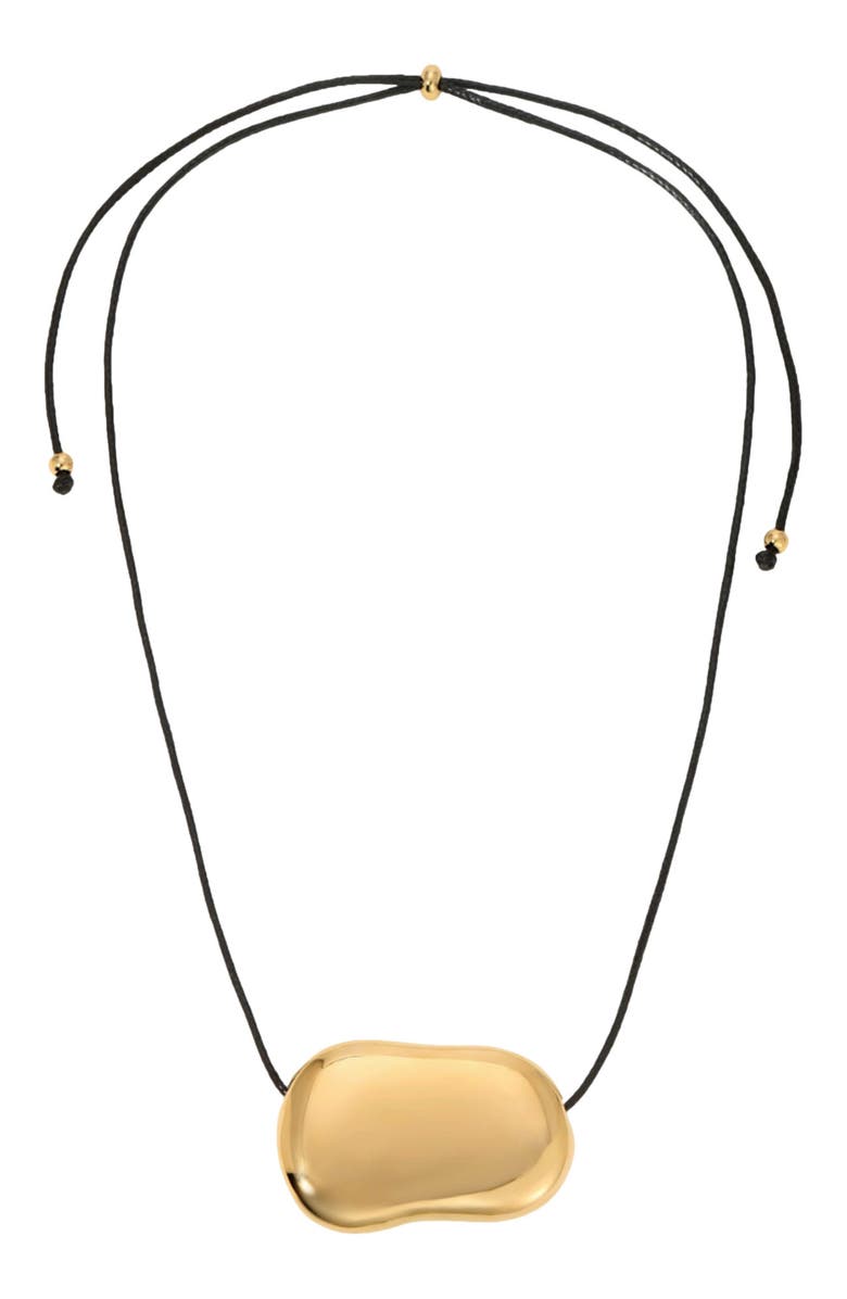 HEAVEN MAYHEM Julia Necklace, Alternate, color, Gold/Black