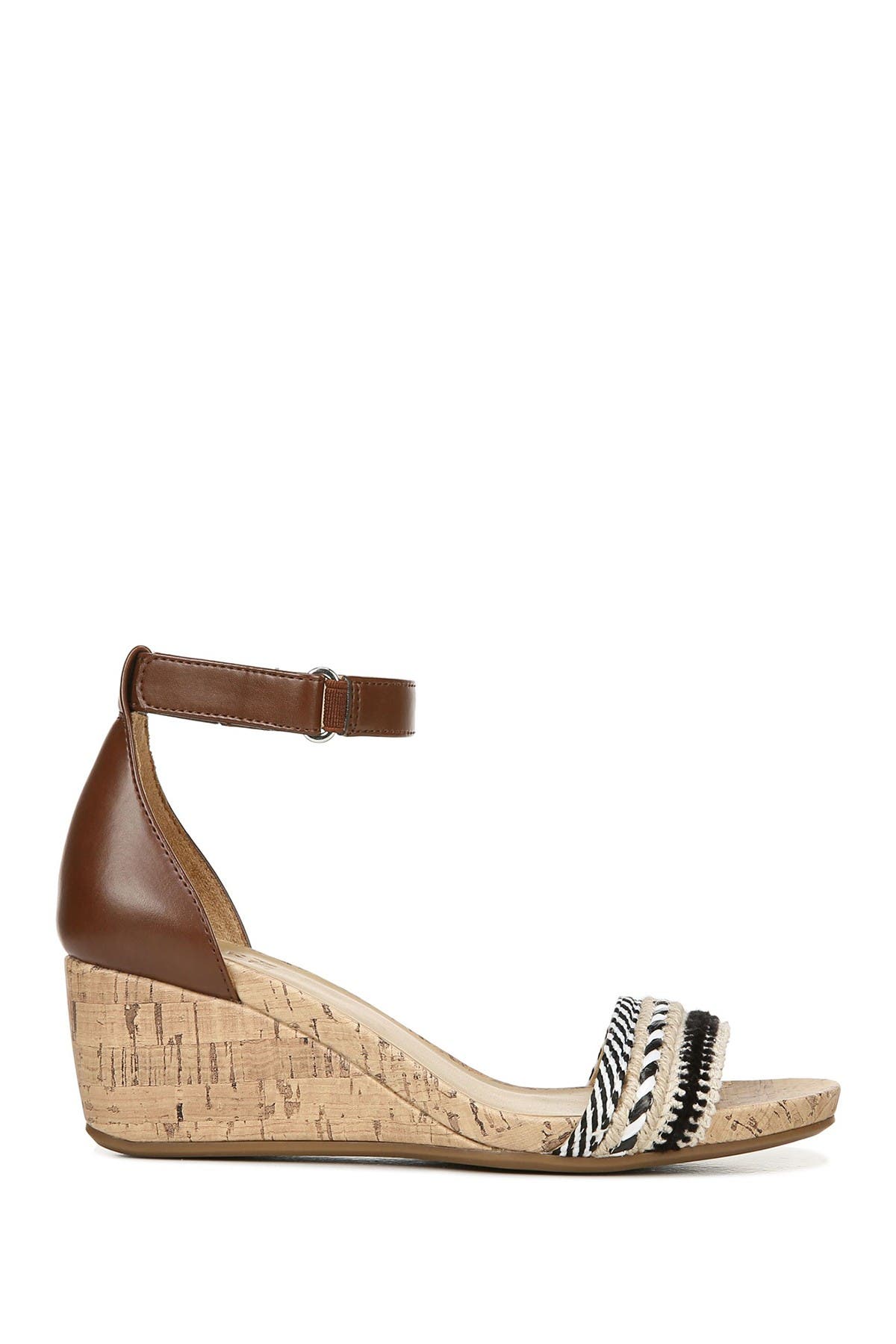 Naturalizer Areda Wedge Sandal - Wide Width Available, Alternate, color, 