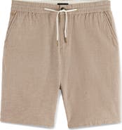 Scotch & Soda Regular Fit Cotton & Linen Chino Shorts