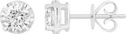 EFFY 14K White Gold Round Lab Grown Diamond Stud Earrings