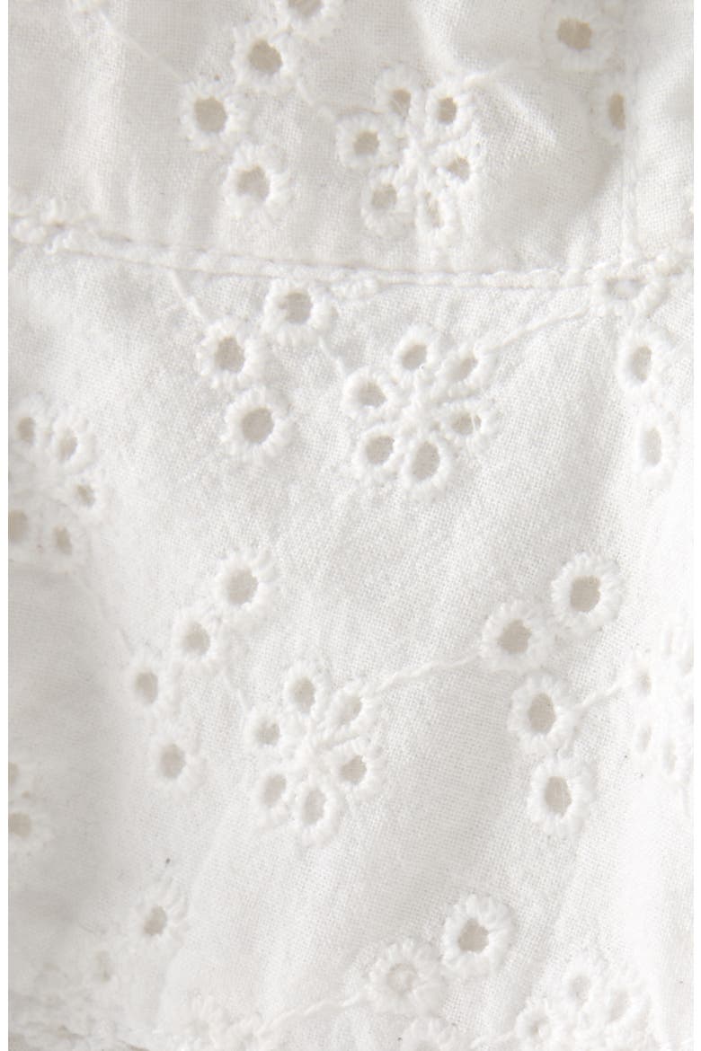 Baby Eyelet Sun Hat, Alternate, color, WHITE
