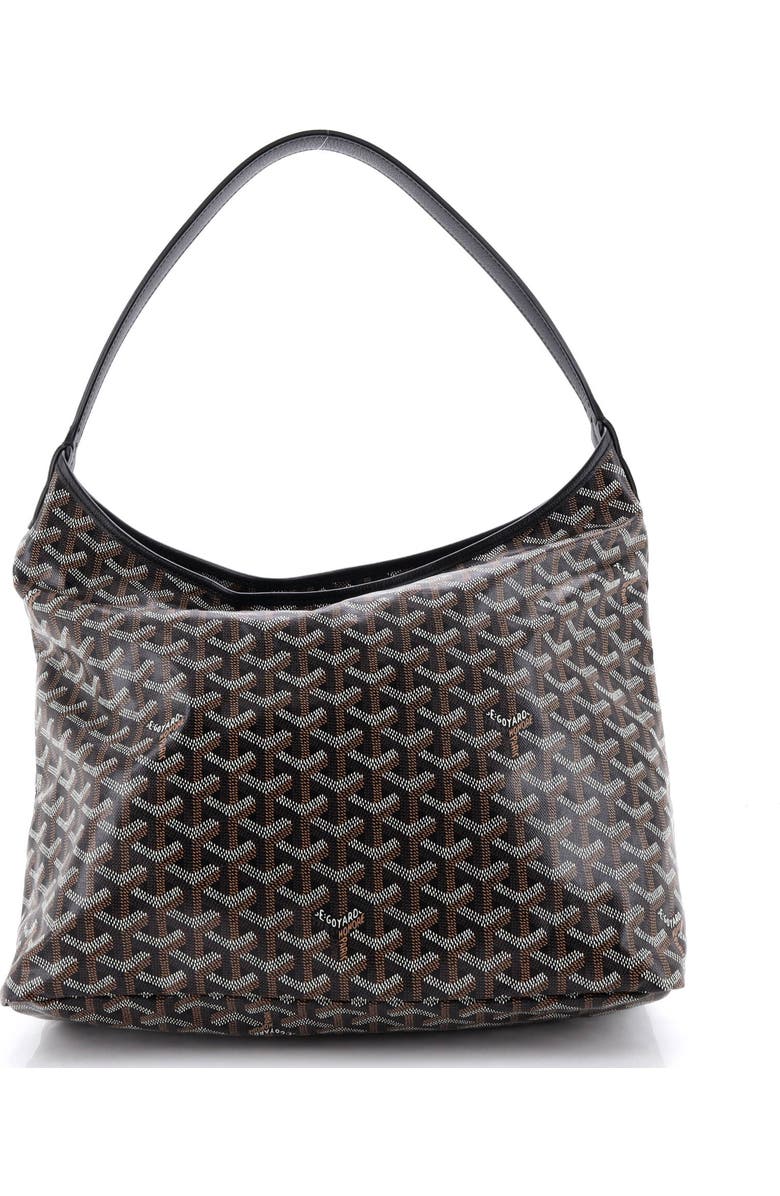 Pre-Owned Goyard Boheme Hobo Coated Canvas, Alternate, color, Black