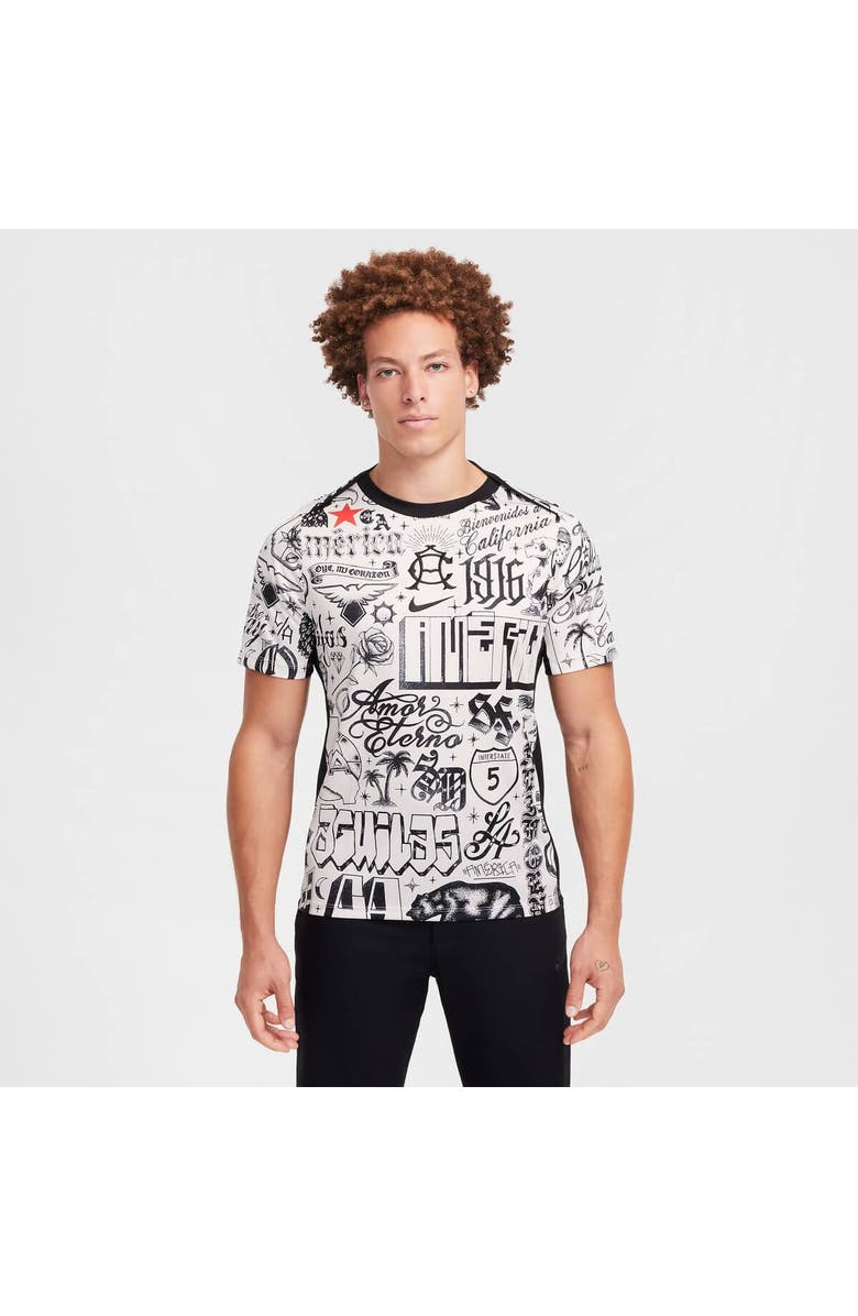 Nike Men's Nike Cream Club America 2024/25 CA x CA Academy Pro Pre-Match Performance Top, Alternate, color, Cream