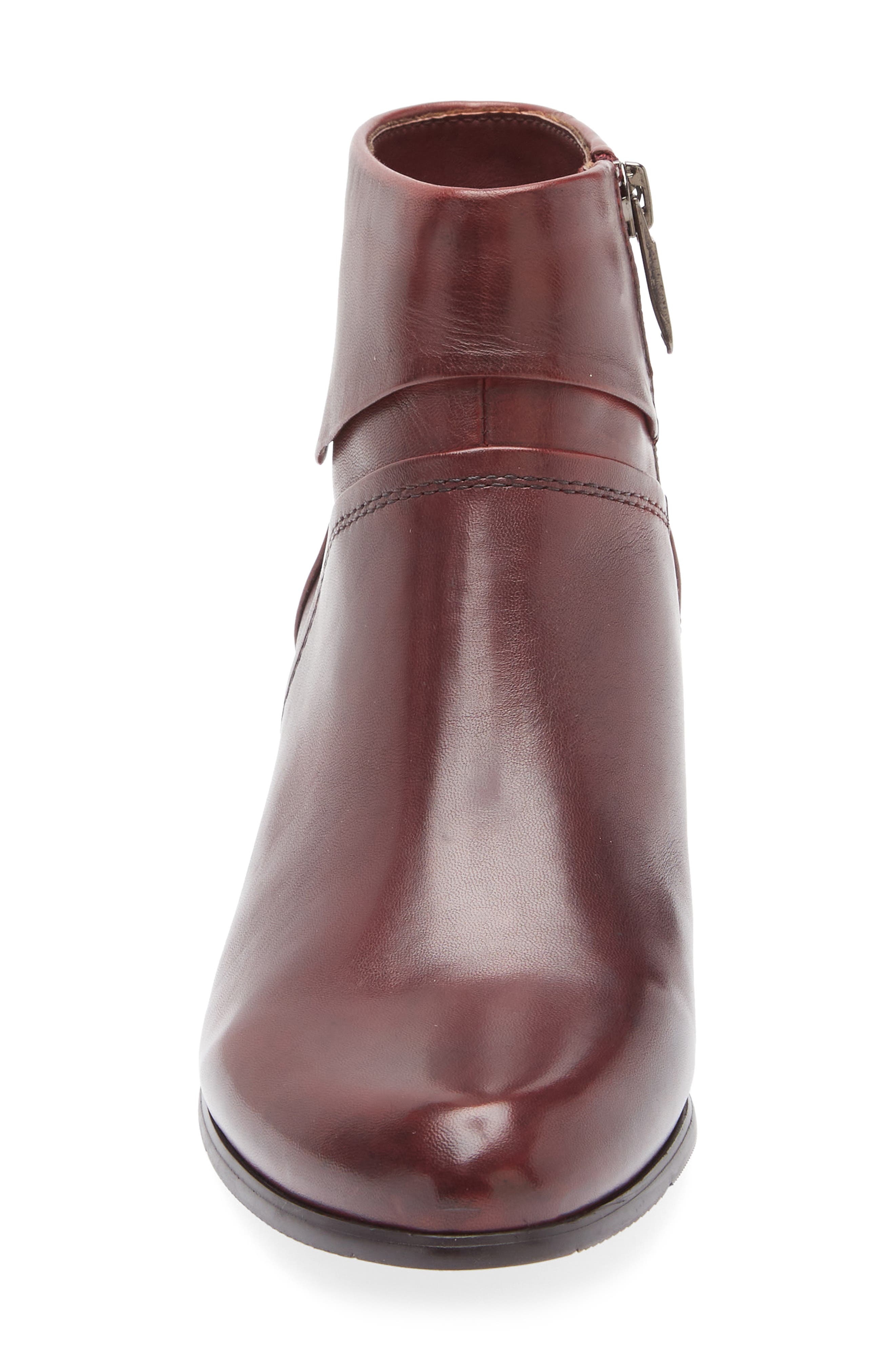 Stefany Block Heel Bootie, Alternate, color, SANGRIA