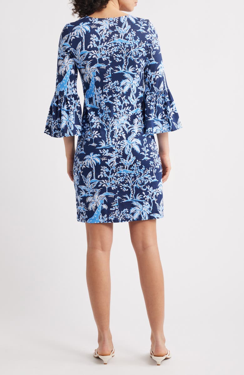 Lilly Pulitzer<sup>®</sup> Rozaline Palm Print Supima<sup>®</sup> Cotton Jersey Dress, Alternate, color, 