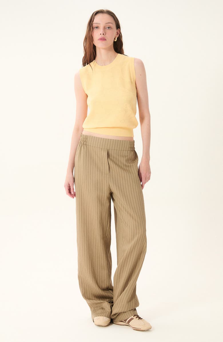 DELUC Santorini Stripe Wide Leg Pants, Alternate, color,