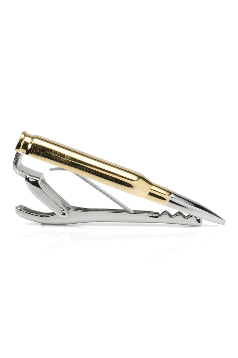 ALTR/EGO .50-Caliber Bullet Tie Clip, Alternate, color, SILVER