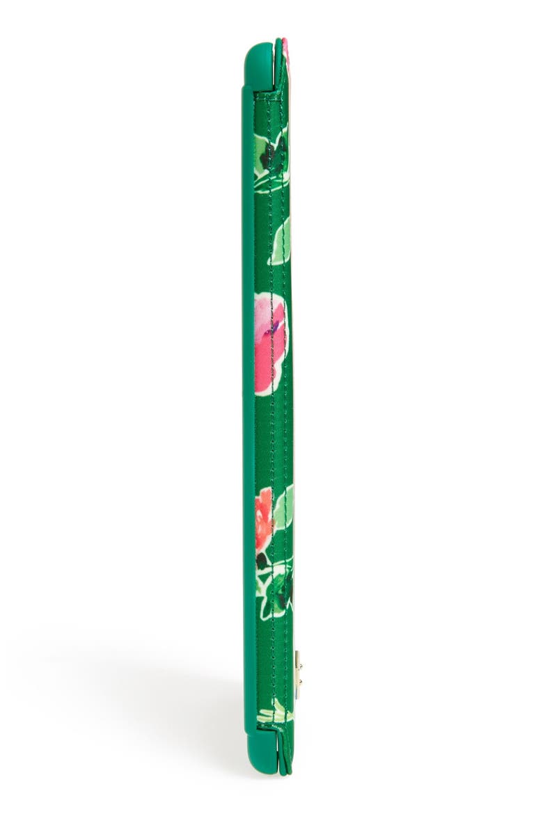 'spring blooms' iPad Air hardcase folio, Alternate, color, SPROUT GREEN