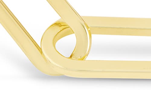 Sterling Forever Dorit Polished Long Paperclip Chain Necklace