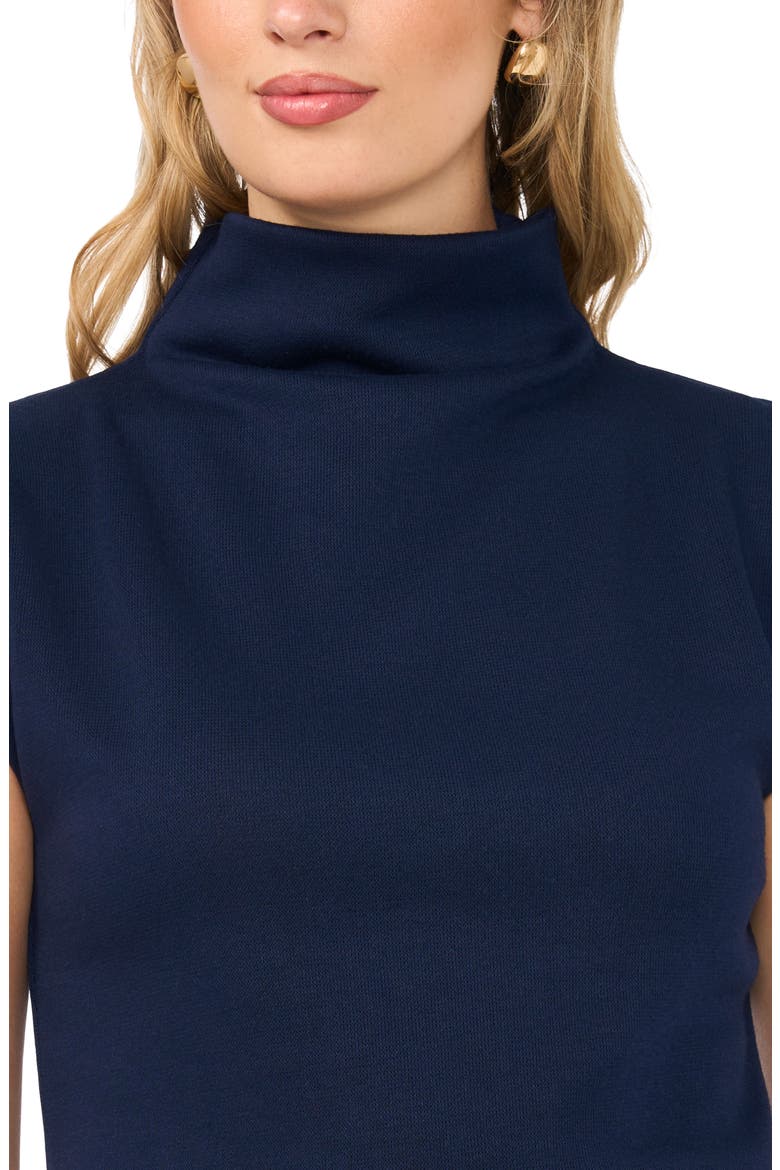 Extended Shoulder Mock Neck T-Shirt, Alternate, color, CLASSIC NAVY