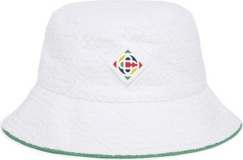 Casablanca Logo Patch Terry Bucket Hat | Nordstrom