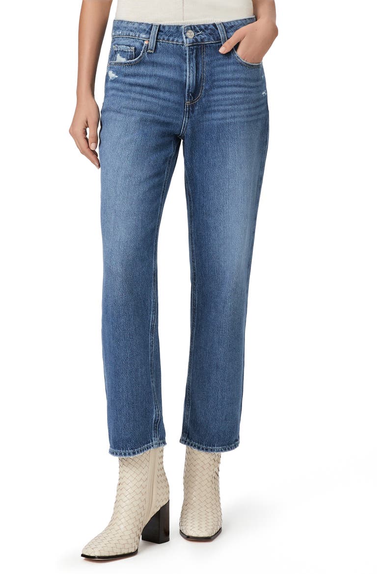 Noella Straight Leg Jeans, Main, color, SCRBLEDIST