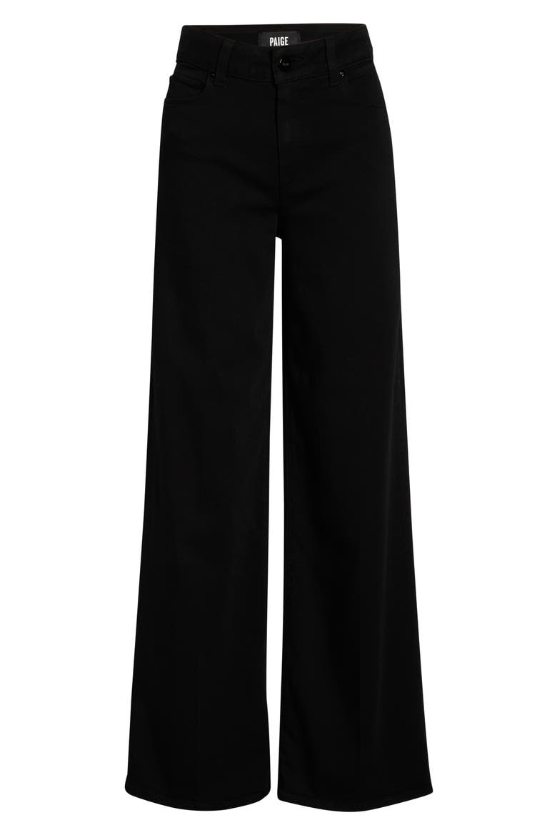 Anessa High Waist Wide Leg Jeans, Alternate, color, BLACK SHADOW