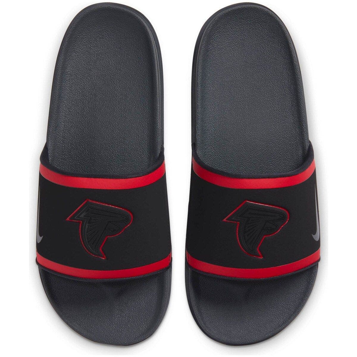 Nike Atlanta Falcons Team Off-Court Slide Sandals, Alternate, color, 