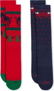 Nike Dri-Fit Assorted 2-Pack Crew Socks