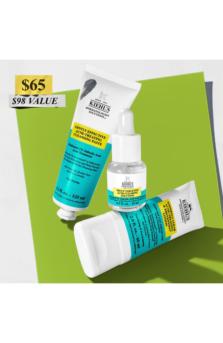Kiehl's Since 1851 Clear Intentions Skin Care Set for Acne $98 Value, Alternate, color, 