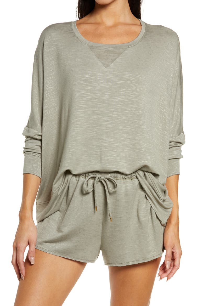 Intimates French Terry Sweatshirt, Main, color, TAURUS