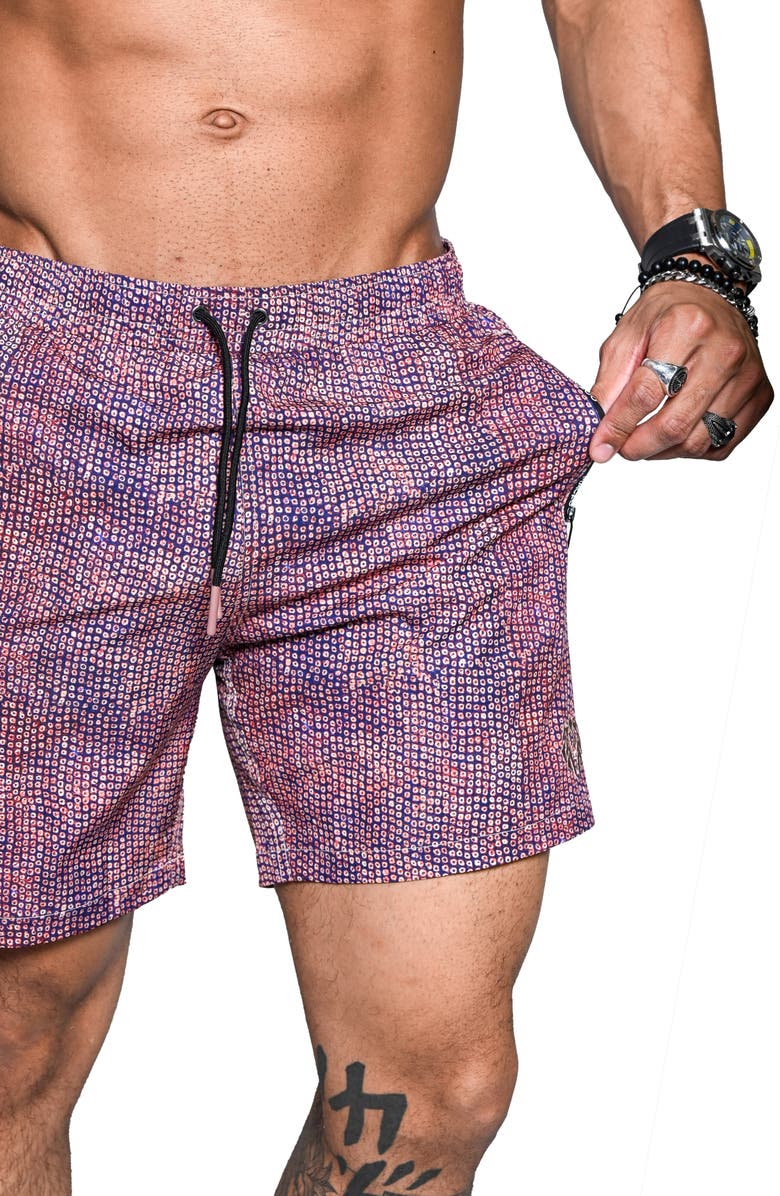 Maceoo LionBeachSand Swim Trunks, Alternate, color,