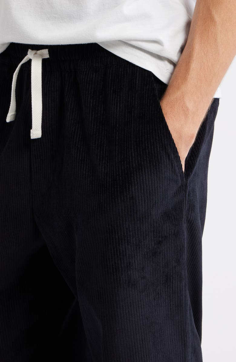 RIZORT Roger Ribbed Pull-On Pants, Alternate, color, Black