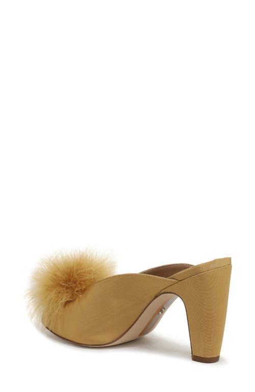 Sam Edelman Witney Feather Embellished Pump In Gold
