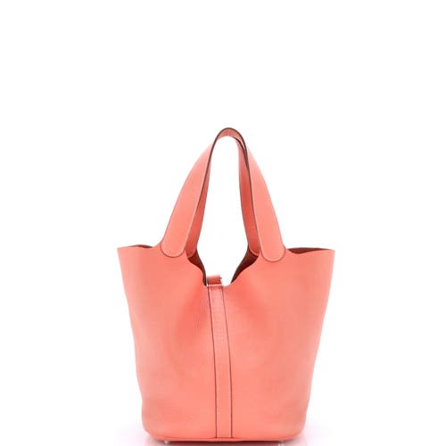 Pre-owned Hermes Hermes Picotin Lock Bag Clemence Gm
