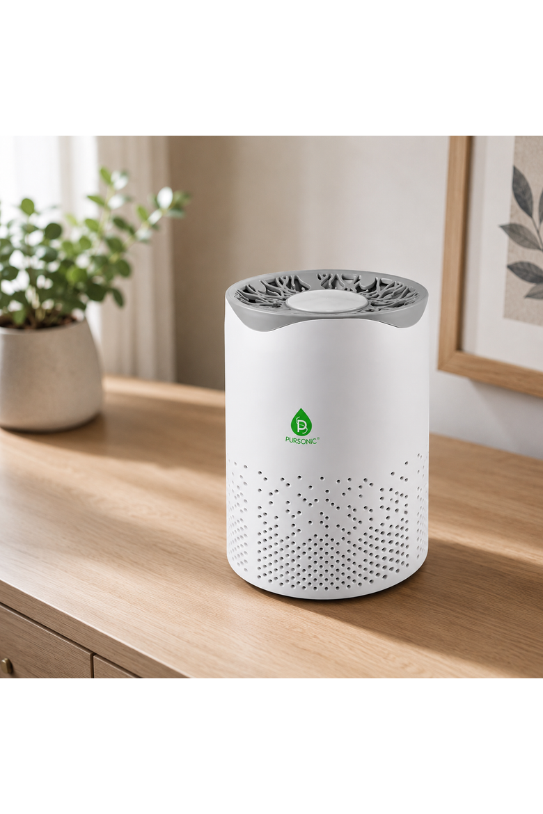 USB Aroma Diffuser & True HEPA Air Purifier Bundle, Alternate, color, White