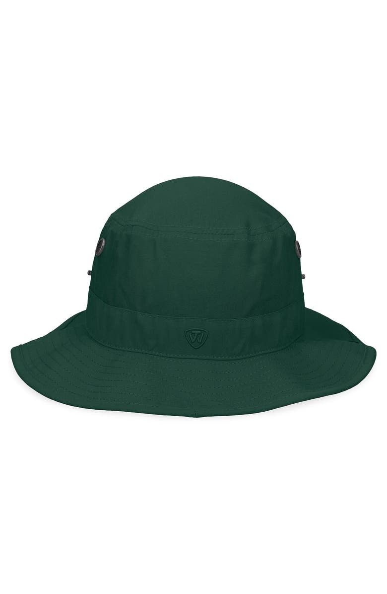 TOP OF THE WORLD Men's Top of the World Green Miami Hurricanes Radius Bucket Hat, Alternate, color, 