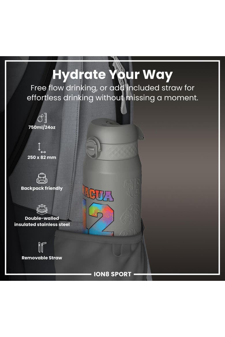 NFL PA Thermal Steel Water Bottle - Signature Series, Alternate, color, 12