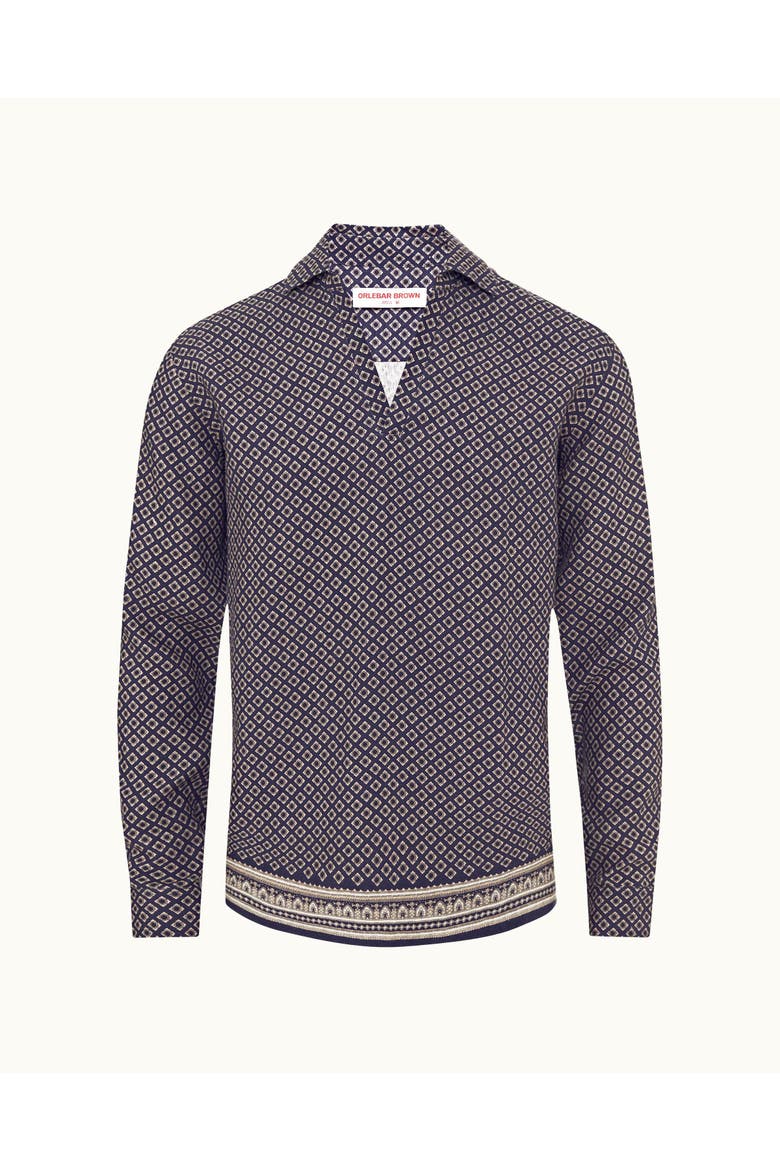 Ridley Relaxed-Fit Shirt, Alternate, color, NIGHT IRIS