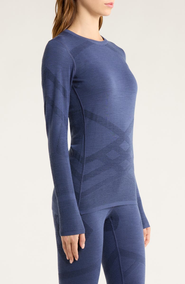 Smartwool Intraknit<sup>™</sup> Thermal Merino Base Layer, Alternate, color, Nightfall Blue-Deep Navy