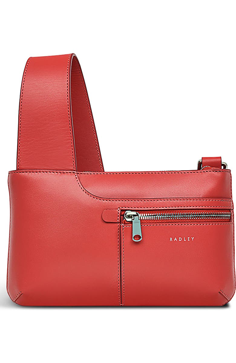 Radley Pockets Icon Mini Zip Crossbody Bag, Main, color, Lava