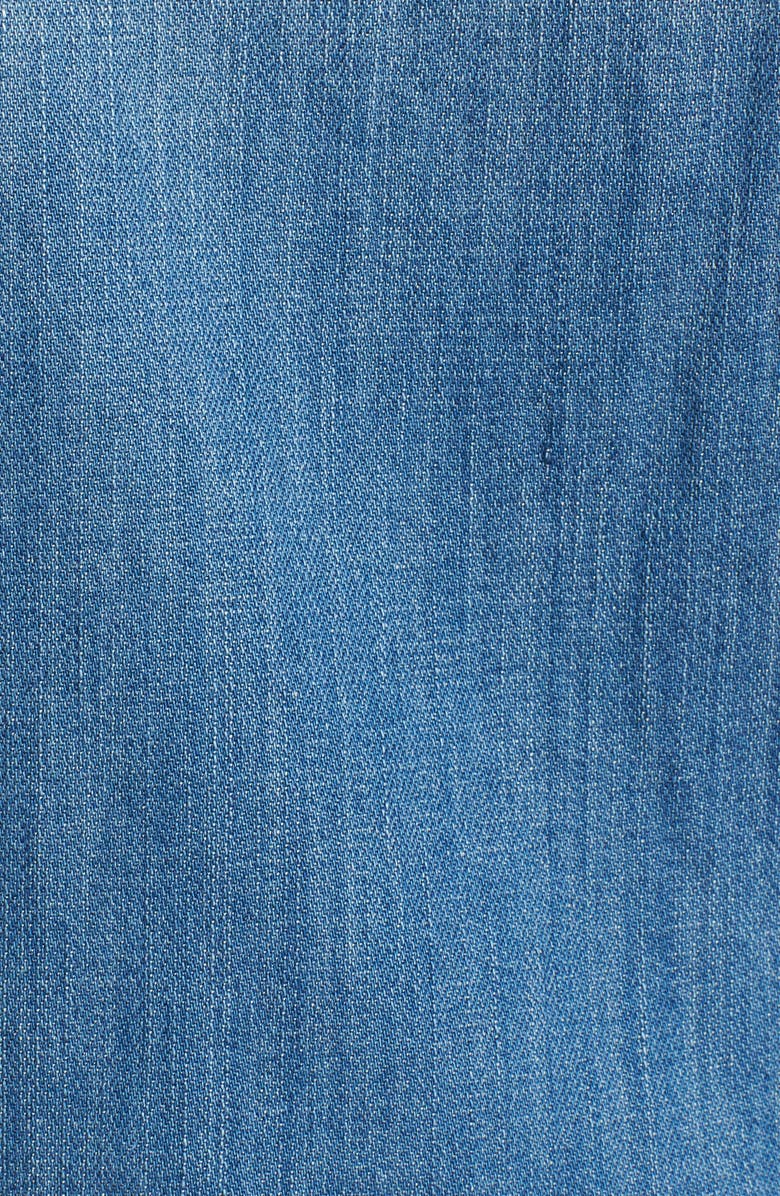 Halogen<sup>®</sup> Peplum Denim Jacket, Alternate, color, 