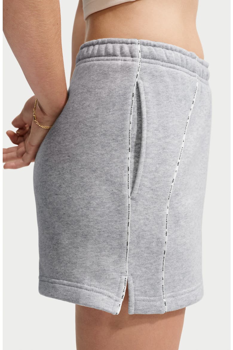Performance Knit Shorts, Alternate, color, GREY HEATHER/ ILLUSION GREEN