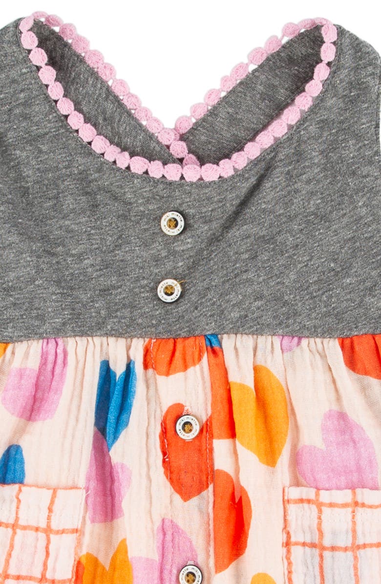 Miki Miette Marin Colorblock Cotton Tank Dress, Alternate, color, 