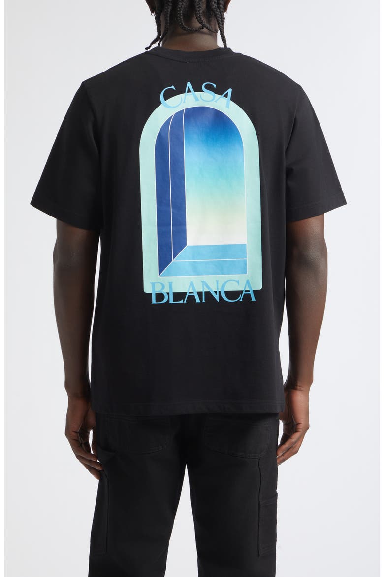Arches Organic Cotton Graphic T-Shirt, Alternate, color, BLACK JERSEY