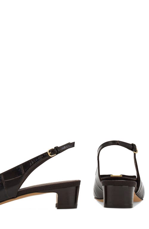 Ferragamo Rivada Slingback Pump In Testa Di Moro