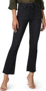 PAIGE Claudine Raw Hem Flare Ankle Jeans