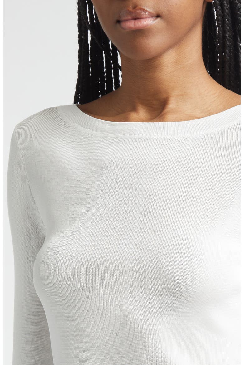 Aimee Knit Boat Neck Top, Alternate, color, IVORY