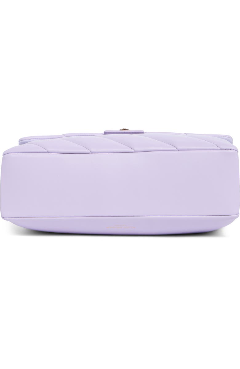 Kurt Geiger London Large Soho Quilted Leather Shoulder Bag, Alternate, color, Light/Pastel Purple