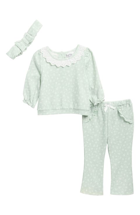 Fleece Top, Pants & Headband Set (Baby)