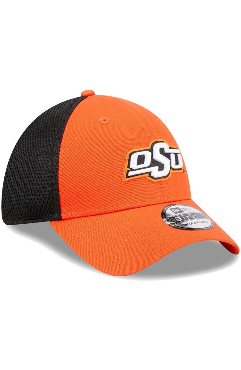 New Era Men's New Era Orange Oklahoma State Cowboys Evergreen Neo 39THIRTY Flex Hat, Alternate, color,