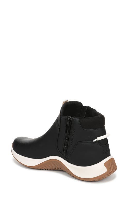 Ryka Rykä Embrace Water Repellent Sneaker Bootie In Black